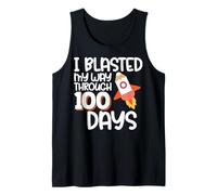 Je me suis frayé Un Chemin à Travers 100 Jours d'espace Scolaire Amusant Débardeur