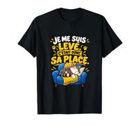 Je Me suis Levé C’Était Donc Sa Place Propriétaire Chat T-Shirt Graphique avec Valeur