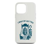 Je me suis réveillé comme ça Humour littéraire de la Coque pour iPhone 13 Pro Max