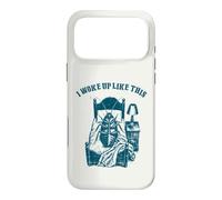 Je me suis réveillé comme ça Humour littéraire de la Coque pour iPhone 17 Pro Max