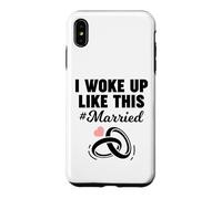 Je me suis réveillée comme ça, mariée. Coque pour iPhone XS Max
