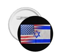 Je me tiens avec Israël épingle drapeau américain prier pour Israël épingle Israël forte épingle j'aime Israël épingle Israël bouton rond badge épingle médaille épingles broche fournitures de fête é