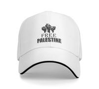 Je me tiens avec la Palestine Chapeau Free Palestine Hat Save Palestine Hat Support Palestine Cap pour Hommes Femmes Blanc
