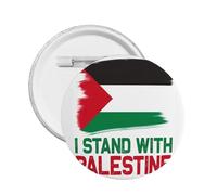 Je me tiens avec la Palestine Drapeau de la Palestine libre Pin Support 20 Pcs Petit
