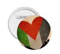 Je me tiens avec la Palestine libre drapeau de la épinglette Souvenir épinglette broche pour hommes femmes 1 pièces grand