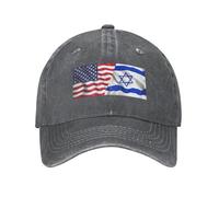 Je me tiens avec Le Drapeau d'israël Drapeau américain Chapeau Prier pour israël Casquette Forte J'aime Gratuit israël Papa Tracker Chapeau Casquette de Baseball