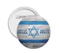 Je me tiens avec l'épingle d'Israël Priez pour Israël Épingle forte Support américain avec l'épingle d'Israël Soutenez l'épingle d'Israël Nous sommes avec les badges d'Israël Épingles à boutons Bouton