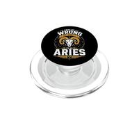 Je me Trompe Peut-être mais Je Doute Que Je sois Un Signe du Zodiaque Bélier PopSockets PopGrip pour MagSafe