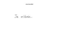 Je m'écris - Anne-Davia Bile - Books On Demand - broché - Album jeunesse