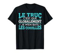 Je M'en Bats Les Cuoilles Cadeau Humoristique T-Shirt