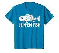 Je M'En Fish Poisson Jeu De Mot Humour Pêche Pêcheur Cadeau T-Shirt