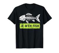 Je M'en Fish Pun Poisson Français Drôle T-Shirt