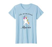 je m'en fou j suis la future mariée | femme evjf licorne T-Shirt