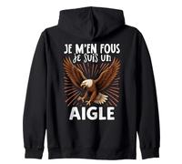 Je Men Fous Je suis Un Aigle - Sweet Bald Eagle Sweat à Capuche