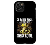 Je M'en Fous Je suis Un Cobra Royal - Cute King Cobra Coque pour iPhone 11 Pro