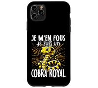 Je M'en Fous Je suis Un Cobra Royal - Cute King Cobra Coque pour iPhone 11 Pro Max