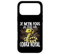 Je M'en Fous Je suis Un Cobra Royal - Cute King Cobra Coque pour iPhone 17 Pro Max