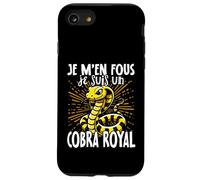 Je M'en Fous Je suis Un Cobra Royal - Cute King Cobra Coque pour iPhone SE (2020) / 7/8