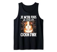 Je M'en Fous Je suis Un Cochon d'Inde Mignon Cochon d'Inde Débardeur