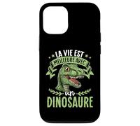 Je M'en Fous Je suis Un Dinosaure - Dinosaure Mignon Coque pour iPhone 12/12 Pro