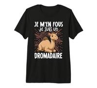 Je M'en Fous Je suis Un Dromadaire - Mignon Dromadaire T-Shirt Haut de Gamme