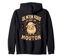 Je M'en Fous Je suis Un Mouton - Mouton Mignon Sweat à Capuche