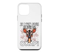 Je M'en Fous Je suis Un Okapi - Cute Okapi Coque pour iPhone 12 Mini