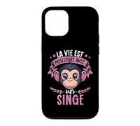 Je M'en Fous Je suis Un Singe - Singe Mignon Coque pour iPhone 12/12 Pro