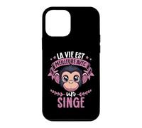 Je M'en Fous Je suis Un Singe - Singe Mignon Coque pour iPhone 12 Mini