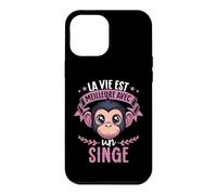 Je M'en Fous Je suis Un Singe - Singe Mignon Coque pour iPhone 12 Pro Max