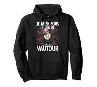 Je Men Fous Je suis Un Vautour - Vautour Doux Sweat à Capuche
