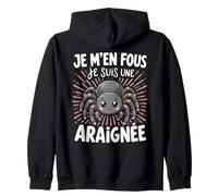 Je M'en Fous Je suis Une Araignée - Sweet Spider Sweat à Capuche