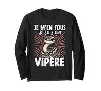 Je Men Fous Je suis Une Vipère - Vipère Doux Manche Longue