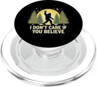 Je m'en Fous si Vous Croyez Bigfoot Rock dans la forêt de Sasquatch PopSockets PopGrip pour MagSafe