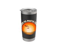 Je m'enfuis à Mafia Island Gobelet isotherme en acier inoxydable double paroi