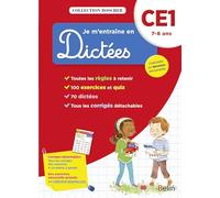 Je m'entraîne en dictées CE1: Édition 2017