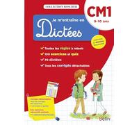 Je m'entraîne en dictées CM1: Édition 2017