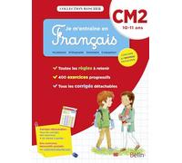 Je m'entraîne en français CM2 - Cahier: Édition 2016