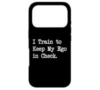 Je m'entraîne pour contrôler Mon Ego Arts Martiaux Amusants Coque pour iPhone 17 Pro