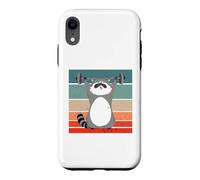 Je m'entraîne pour Pouvoir Manger des déchets Raton Laveur Coque pour iPhone XR