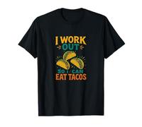 Je m'entraîne pour Que Je puisse Manger des Tacos drôles T-Shirt