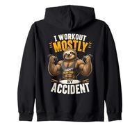 Je m'entraîne Surtout par Hasard - Design Amusant Sweat à Capuche