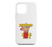 Je Mets du Ketchup sur Mon Ketchup (déclaration culinaire Amusante) Coque pour iPhone 13 Pro Max