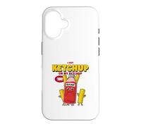 Je Mets du Ketchup sur Mon Ketchup (déclaration culinaire Amusante) Coque pour iPhone 16