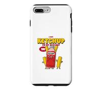Je Mets du Ketchup sur Mon Ketchup (déclaration culinaire Amusante) Coque pour iPhone 7 Plus/8 Plus