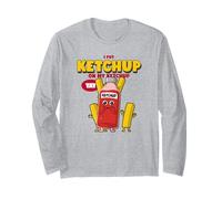 Je Mets du Ketchup sur Mon Ketchup (déclaration culinaire Amusante) Manche Longue