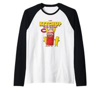 Je Mets du Ketchup sur Mon Ketchup (déclaration culinaire Amusante) Manche Raglan