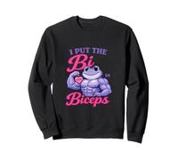 Je Mets Le bi dans Les Biceps, mème drôle et délirant de la Gay Pride Parade Sweatshirt