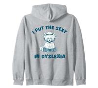 Je Mets Le Sexy dans la dyslexie, Un Mignon Panda Rouge Sweat à Capuche