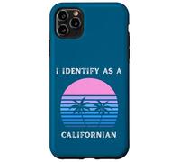 Je m'identifie comme Un californien au Coucher du Soleil, Palm Trees Love CA Coque pour iPhone 11 Pro Max